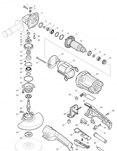 Угловая шлифмашина (Болгарка) Makita GA6021 - 1