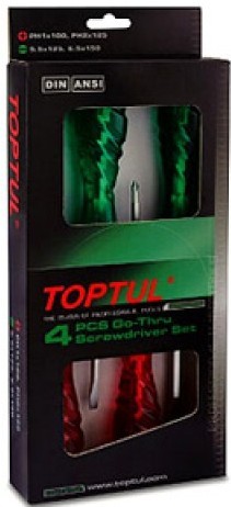 Набор отверток Toptul 4 ед. ударные