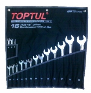 Набор комбинированных ключей Toptul Hi-Performance 16 ед