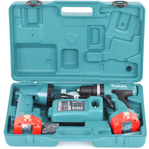 Аккумуляторная ударная дрель-шуруповерт Makita 8281DWALE - 1