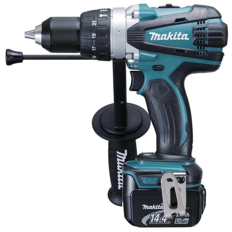 Аккумуляторная ударная дрель-шуруповерт Makita BHP448RFE