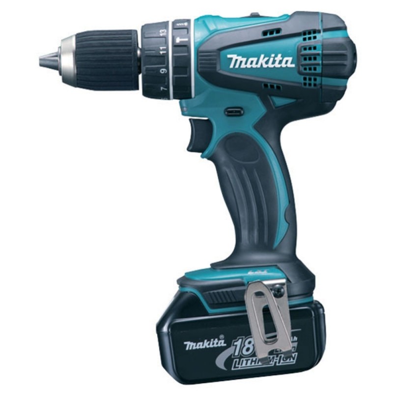 Аккумуляторная ударная дрель-шуруповерт Makita BHP456RFE