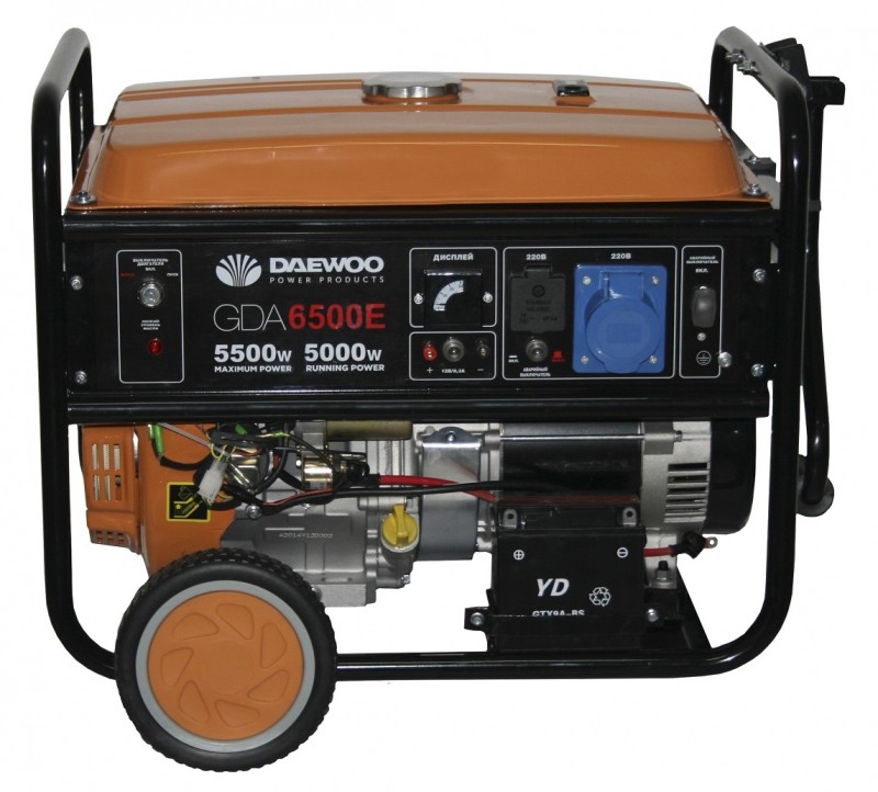 Бензиновый генератор DAEWOO GDA 6500E