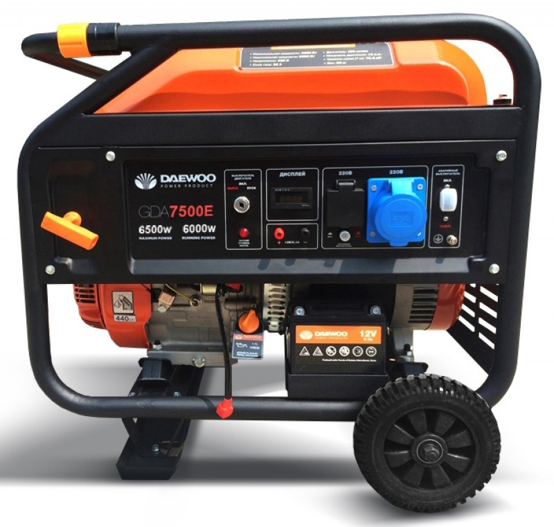 Бензиновый генератор DAEWOO GDA 7500Е