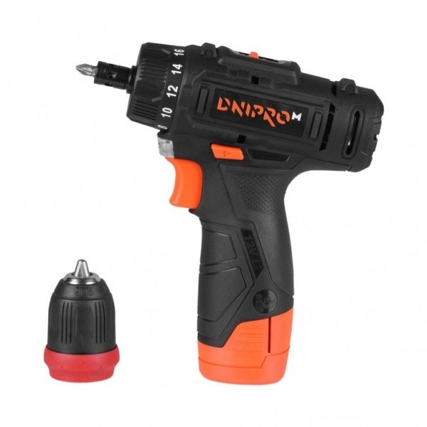 Акумуляторний дриль-шуруповерт Dnipro-M CD-121Q - 4