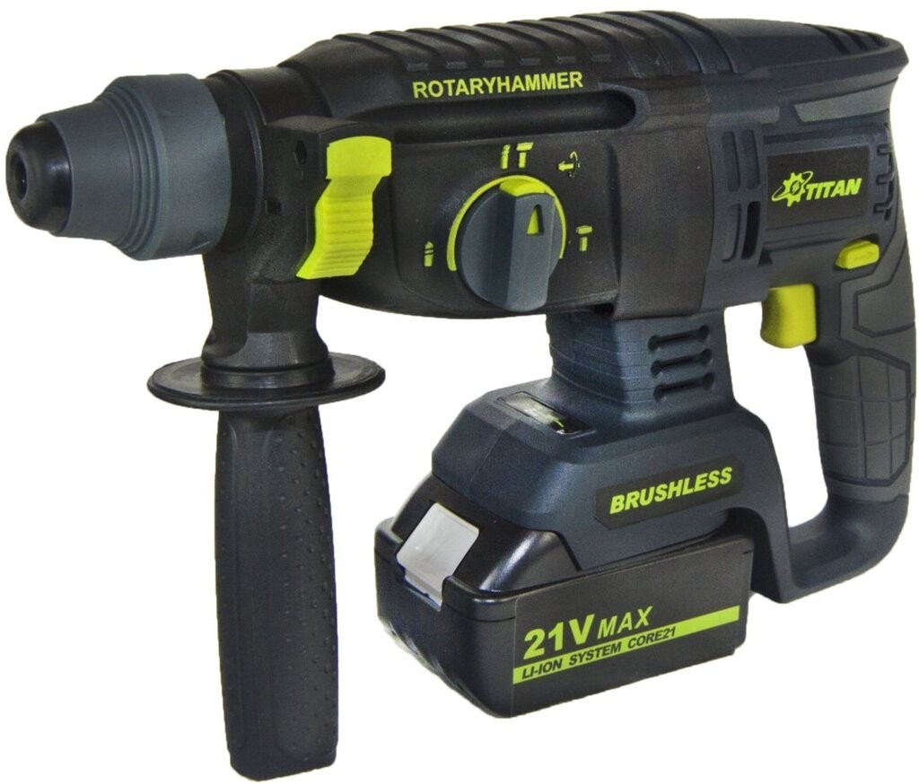 Аккумуляторный перфоратор titan PRH2621B-core brushless - Аккумуляторный перфоратор titan PRH2621B-core brushless