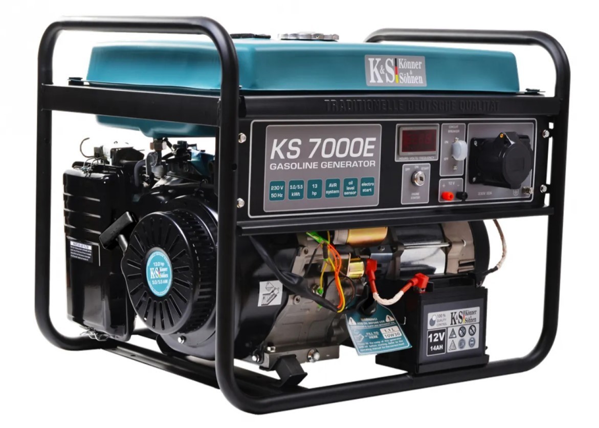 Бензиновый генератор Konner & Sohnen KS 7000E - Бензиновый генератор Konner & Sohnen KS 7000E