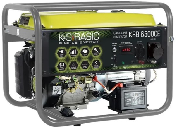Генератор бензиновый Konner&Sohnen BASIC KSB 6500 СЕ - Генератор бензиновый Konner&Sohnen BASIC KSB 6500 СЕ