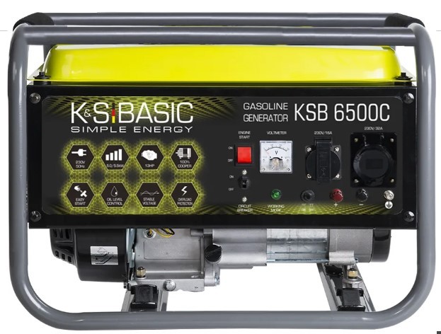 Генератор бензиновый Konner&Sohnen BASIC KSB 6500C - 1