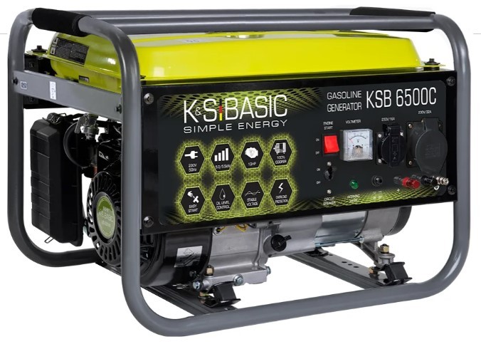 Генератор бензиновый Konner&Sohnen BASIC KSB 6500C - Генератор бензиновый Konner&Sohnen BASIC KSB 6500C