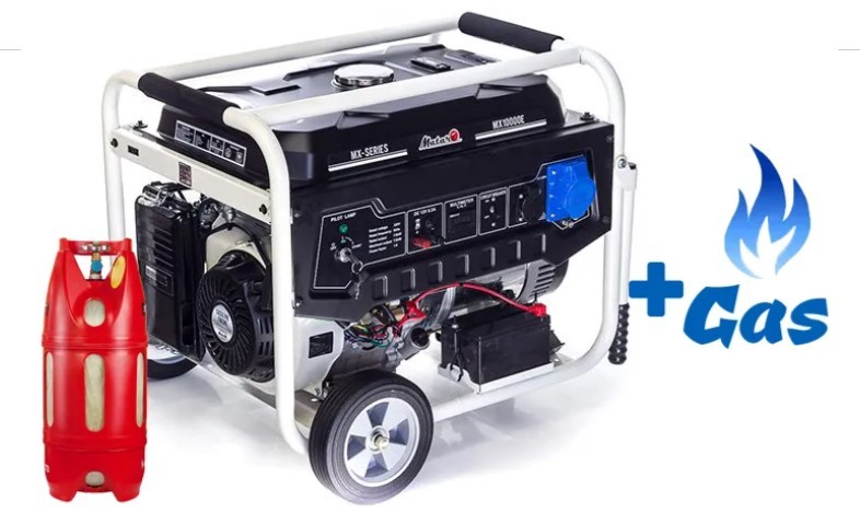 Двухтопливный генератор Matari MX10000EA ГАЗ-БЕНЗИН - 1