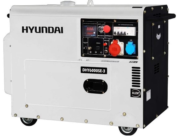 Дизельный генератор Hyundai DHY 6000SE-3 - Дизельный генератор Hyundai DHY 6000SE-3