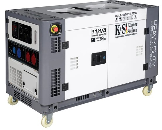 Дизельный генератор Konner&Sohnen KS 13-2DEW 1/3 ATSR (жидкостное охлаждение) - Дизельный генератор Konner&Sohnen KS 13-2DEW 1/3 ATSR (жидкостное охлаждение)