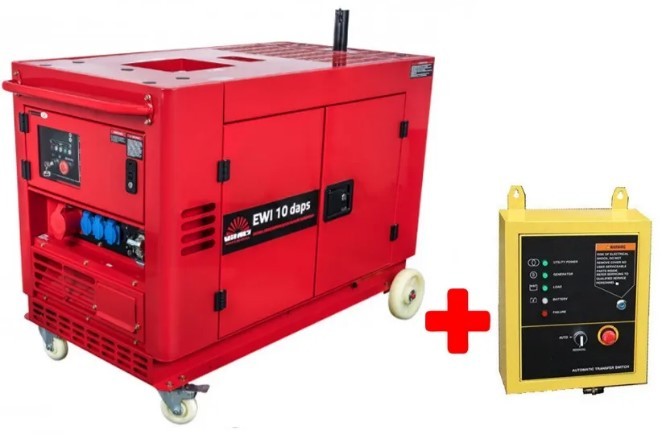 Генератор дизельный Vitals Professional EWI 10daps + блок ATS - Генератор дизельный Vitals Professional EWI 10daps + блок ATS