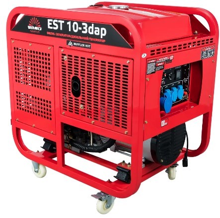 Генератор дизельный Vitals Master EST 10-3dap + блок ATS - 1