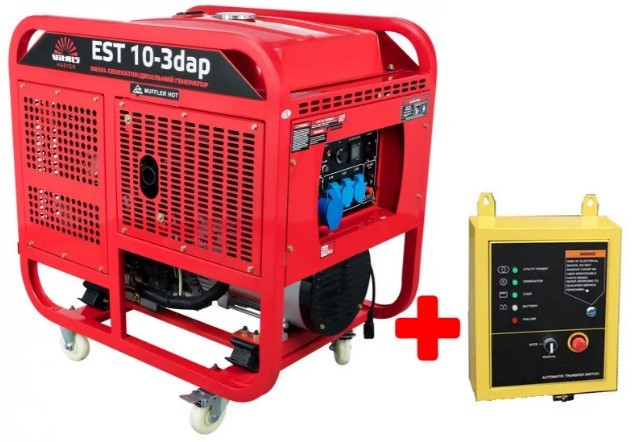 Генератор дизельный Vitals Master EST 10-3dap + блок ATS - Генератор дизельный Vitals Master EST 10-3dap + блок ATS