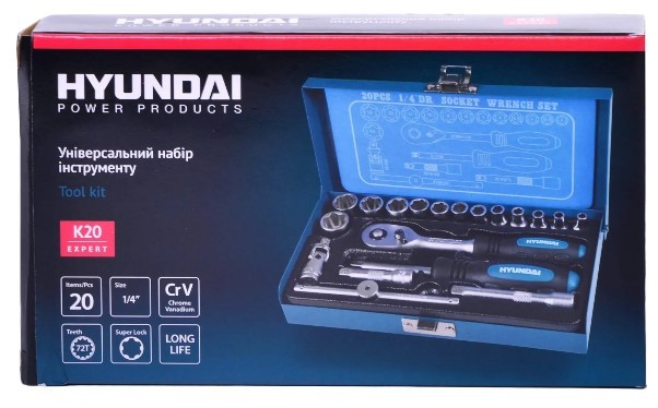 Универсальный набор инструментов HYUNDAI K 20 - 4