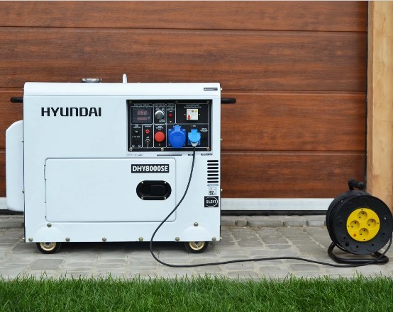 Дизельный генератор Hyundai DHY 8000SE - 9