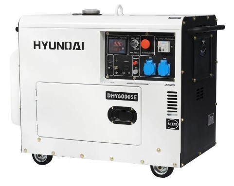 Дизельный генератор Hyundai DHY 6000SE - Дизельный генератор Hyundai DHY 6000SE