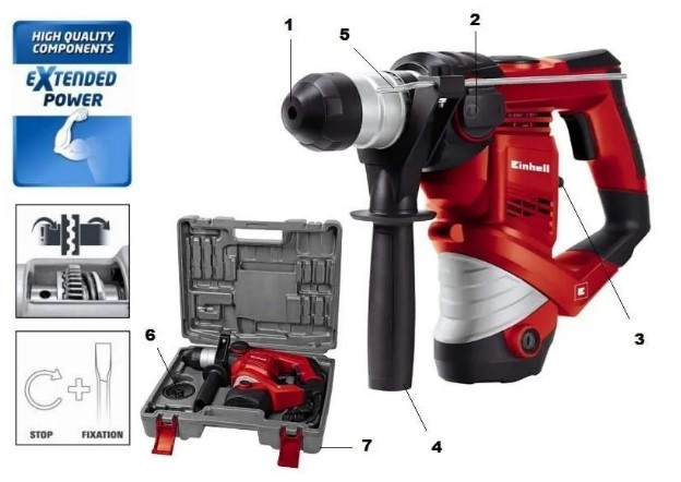 Перфоратор Einhell TC-RH 900 - 1