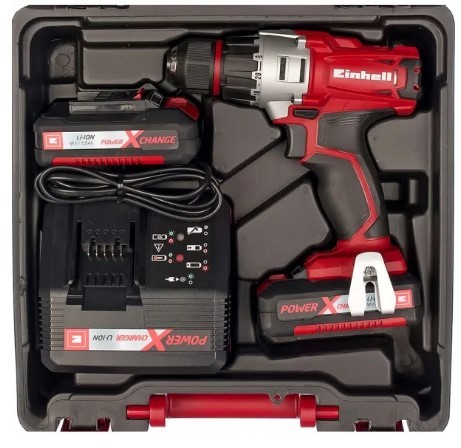 Шуруповерт аккумуляторный Einhell TE-CD 18/2 Li Kit X-Change - 3