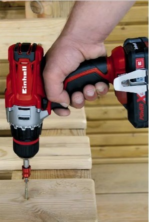 Шуруповерт аккумуляторный Einhell TE-CD 18/2 Li Kit X-Change - 4