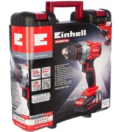 Шуруповерт аккумуляторный Einhell TE-CD 18/2 Li Kit X-Change - 7