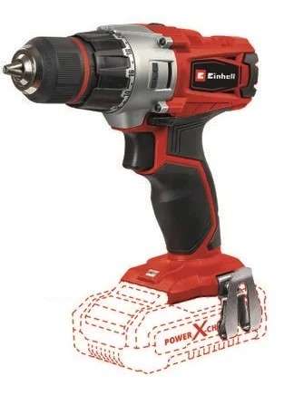 Шурупокрут акумуляторний Einhell TE-CD 18/2 Li-Solo - Шурупокрут акумуляторний Einhell TE-CD 18/2 Li-Solo