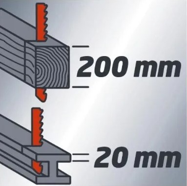 Пила шабельна Einhell TE-AP 1050 E - 1