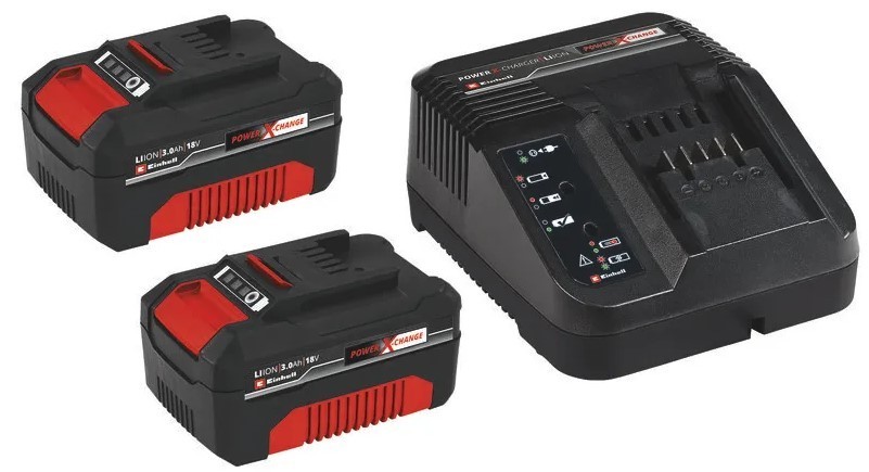 Енергоблок акумуляторний+зарядний пристрій Einhell 2x 3,0 Ah & 30 хв PXC Kit, PXC-Starter-Kit  - Енергоблок акумуляторний+зарядний пристрій Einhell 2x 3,0 Ah & 30 хв PXC Kit, PXC-Starter-Kit 