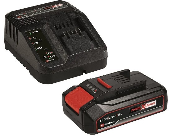 Енергоблок акумуляторний+зарядний пристрій Einhell 18V 2,5 Ah PXC Starter Kit, PXC-Starter-Kit - Енергоблок акумуляторний+зарядний пристрій Einhell 18V 2,5 Ah PXC Starter Kit, PXC-Starter-Kit
