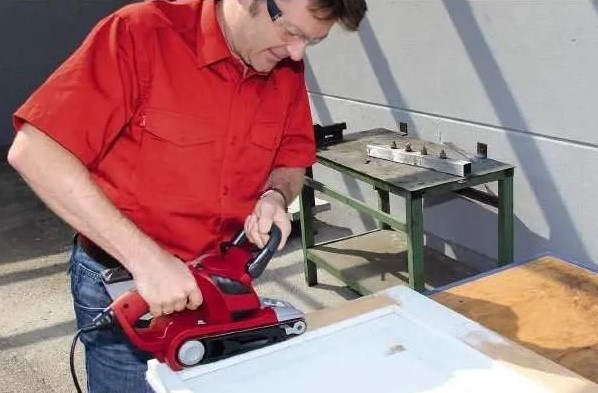 Шлифмашина ленточная Einhell TE-BS 8540 E - 1