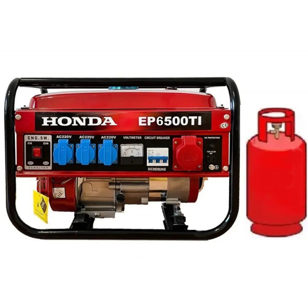 Генератор газ/бензин Honda 3-фазний, 3 кВт - Honda 3-фазний, 3 кВт