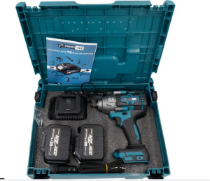 Акумуляторний гайковерт PROFI-TEC PTW1002BL (20В, max 1000 Нм, 1/2″) (2 х 6.0Аг, зарядне, кейс)