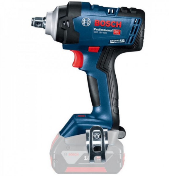 Професійний акумуляторний ударний гайковерт Bosch Professional GDS 18V-400 : без АКБ, 400 Hm, 2500 об/хв, 3700 уд/хв - 1