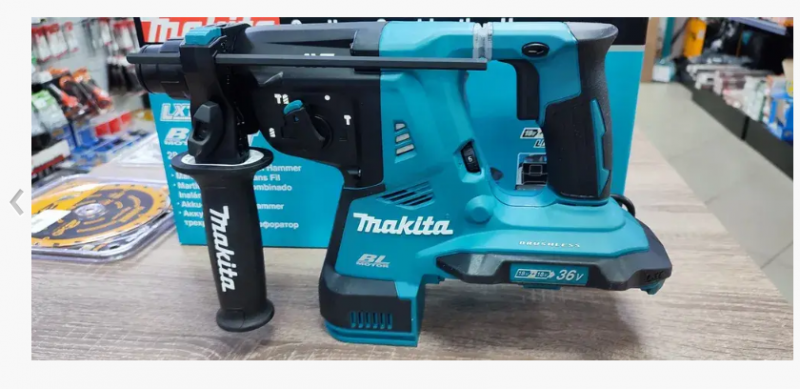 Професійний акумуляторний перфоратор Makita DHR263Z : 2.5 Дж,18В+18В,SDS+ (без Акб та зарядки) - 4