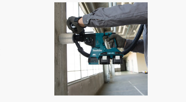 Професійний акумуляторний перфоратор Makita DHR263Z : 2.5 Дж,18В+18В,SDS+ (без Акб та зарядки) - 6