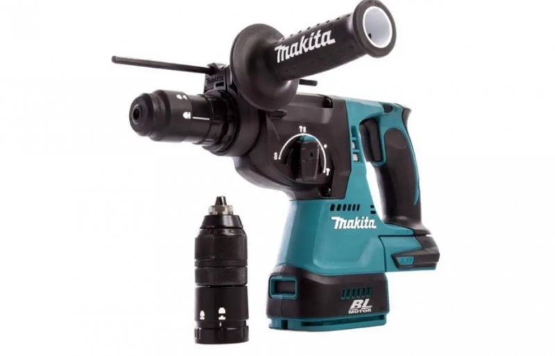 Професійний акумуляторний перфоратор Makita DHR243RTJ : з АКБ 18V 2шт-5.0Ah, 2 Дж, SDS+ - 1