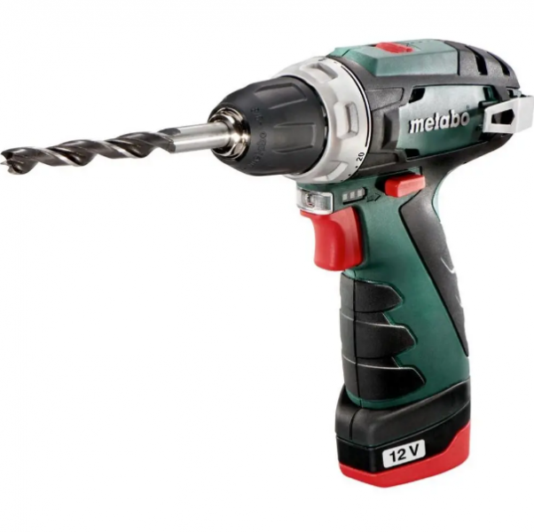Потужний акумуляторний дриль-шуруповерт Metabo PowerMaxx BS Basic LC 12 : 34 Нм, кейс  - 2