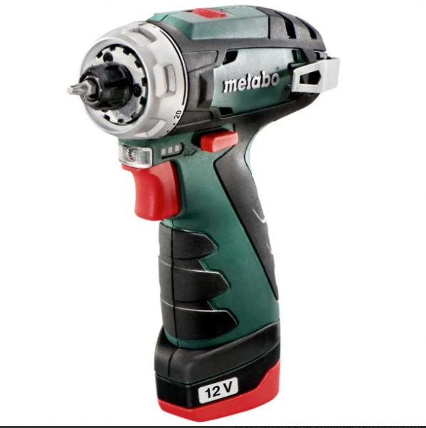 Потужний акумуляторний дриль-шуруповерт Metabo PowerMaxx BS Basic LC 12 : 34 Нм, кейс  - 3