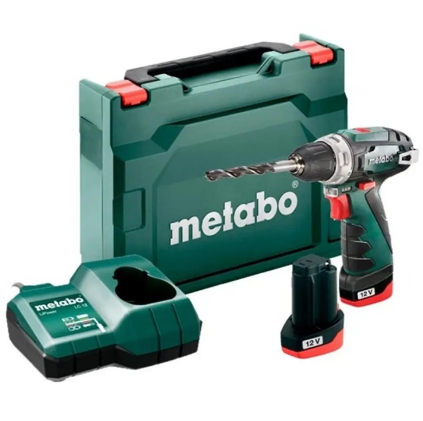 Потужний акумуляторний дриль-шуруповерт Metabo PowerMaxx BS Basic LC 12 : 34 Нм, кейс  - Metabo PowerMaxx BS Basic LC 12