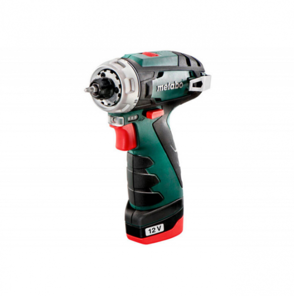 Акумуляторний шуруповерт Metabo PowerMaxx BS Basic 2х2,0 Ач в сумці  - 1