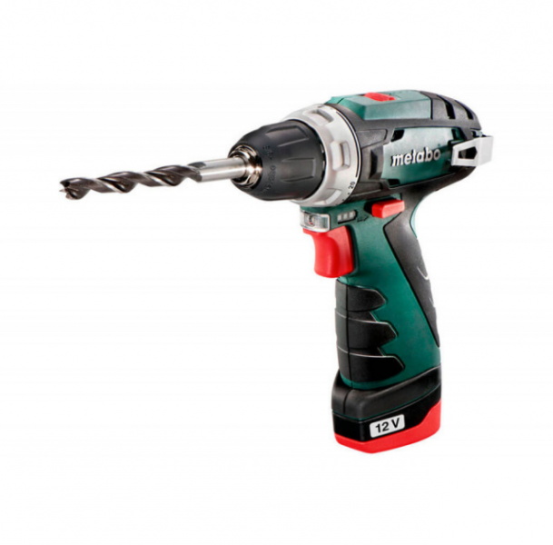 Акумуляторний шуруповерт Metabo PowerMaxx BS Basic 2х2,0 Ач в сумці  - 2