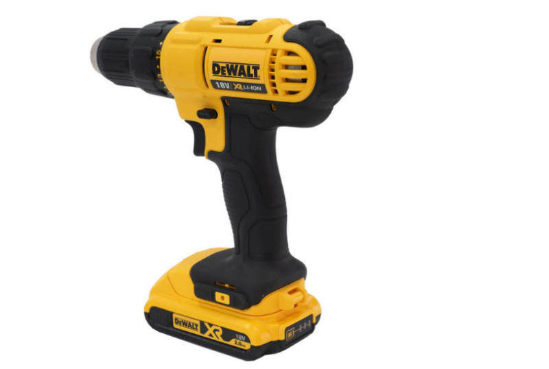 Дриль-шуруповерт DeWalt DCD771D2, 18В, обертаючий момент 42 Нм, 2 акумулятори + зарядне + кейс - 2