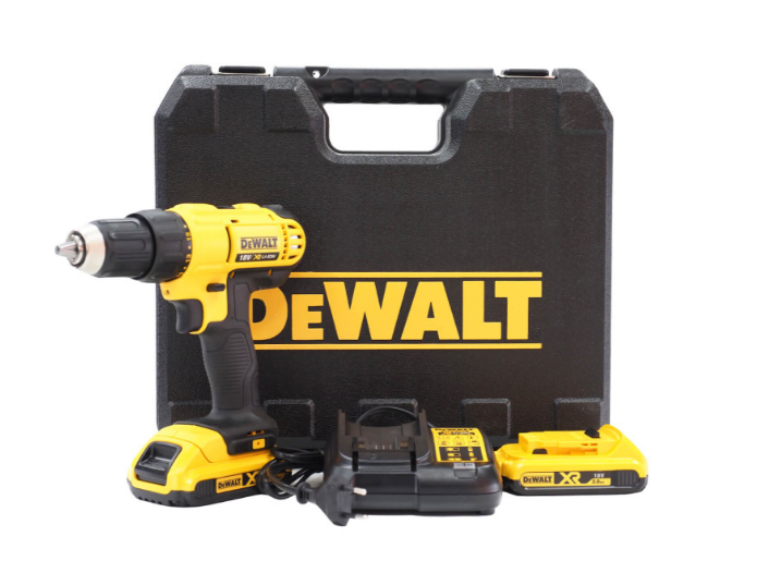 Дриль-шуруповерт DeWalt DCD771D2, 18В, обертаючий момент 42 Нм, 2 акумулятори + зарядне + кейс - Дриль-шуруповерт DeWalt DCD771D2, 18В, обертаючий момент 42 Нм, 2 акумулятори + зарядне + кейс
