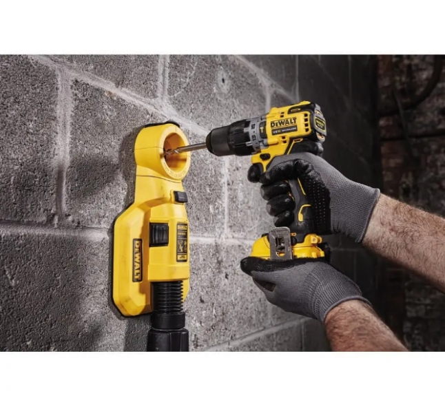 Дриль-шуруповерт DeWalt DCD706D2: АКБ 12В, 57,5 Нм, 2 акумулятори + зарядне + кейс - 3