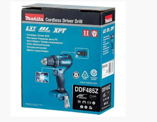 ПРОФЕССИОНАЛЬНЫЙ АККУМУЛЯТОРНАЯ ДРЕЛЬ-ШУРУПОВЕРТ MAKITA DDF485Z : 18V, ( БЕЗ АКБ И ЗАРЯДКИ) - 3
