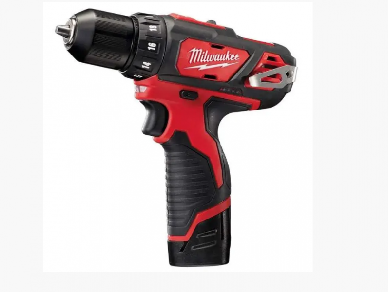 МОЩНЫЙ ДРЕЛЬ-ШУРУПОВЕРТ MILWAUKEE M12 BDD-202C: АКБ 12V, 2 АH, 30 НМ, 2 АККУМА + ЗАРЯДНОЕ + КЕЙС - 1