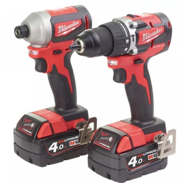 ПРОФЕССИОНАЛЬНЫЙ НАБОР АККУМУЛЯТОРНОГО ИНСТРУМЕНТА MILWAUKEE M18 CBLPP2A-402C - 1