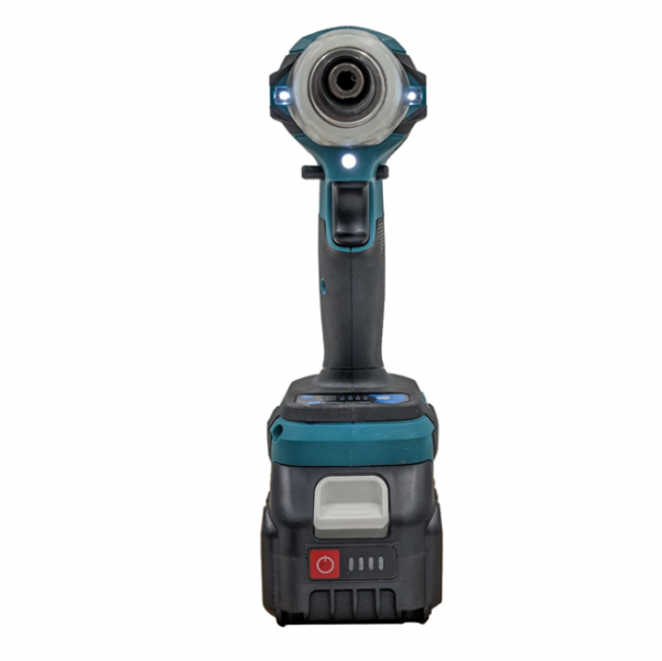 МОЩНЫЙ АККУМУЛЯТОРНЫЙ ИМПУЛЬСНЫЙ ВИНТОВЕРТ PROFI-TEC DTD36V PLUS: С АКБ 2 ШТ-20 V Х 5.0 AЧ + НАБОР БИТ - 2